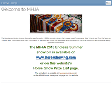 Tablet Screenshot of mhja.us